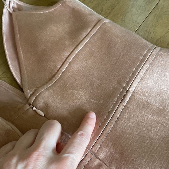 Christian Siriano Blush Rose Pink Double Strap Cocktail Dress Size 4 - Picture 15 of 15